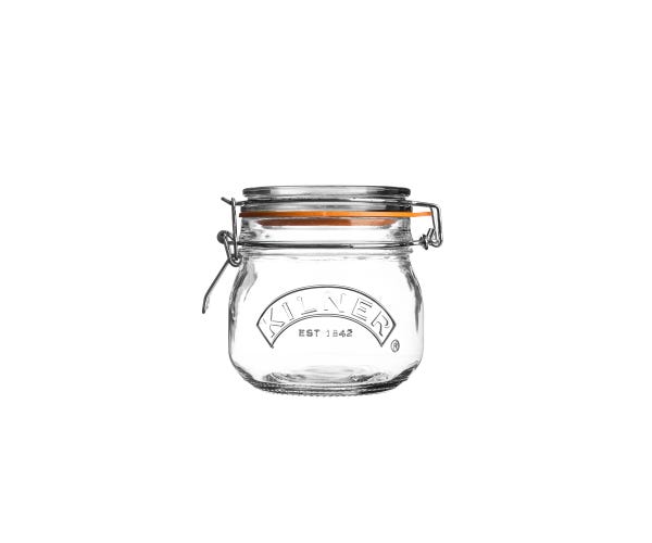 Clip Top Round Jar 0.5 Litre