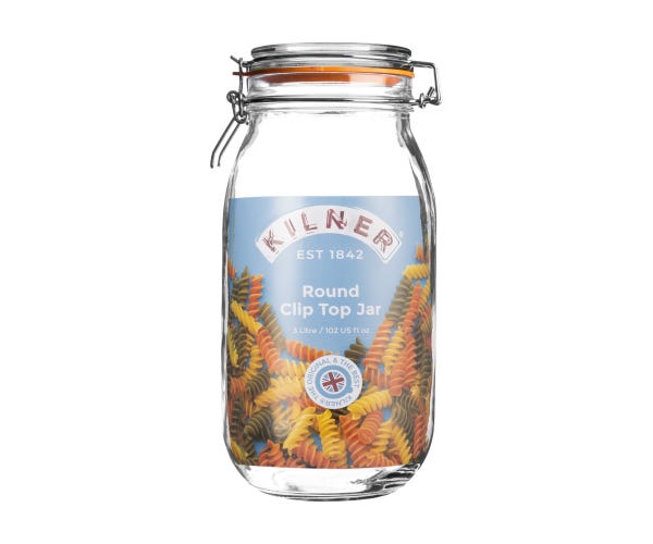 Clip Top Round Jar 3 Litre