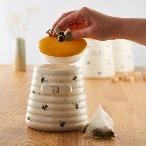 Sweet Bee Tea Storage Jar