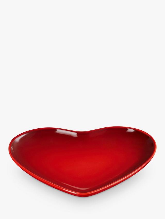 Heart Serving Platter 32cm - Cerise