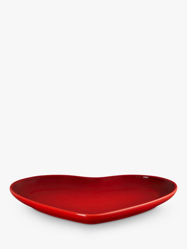 Heart Serving Platter 32cm - Cerise