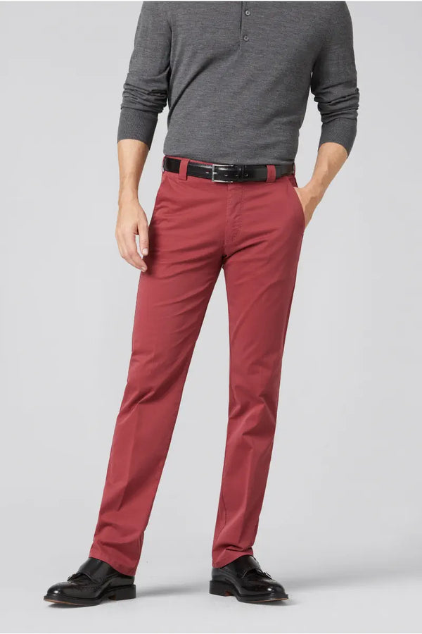 Roma Cotton Trouser - Red