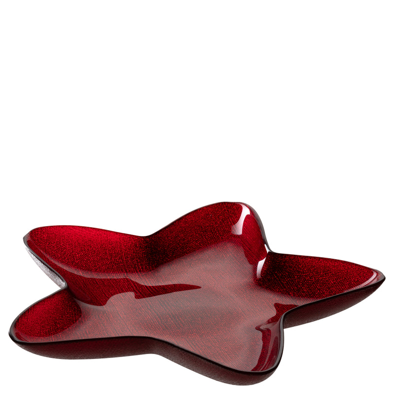 29cm Star Bowl - Red