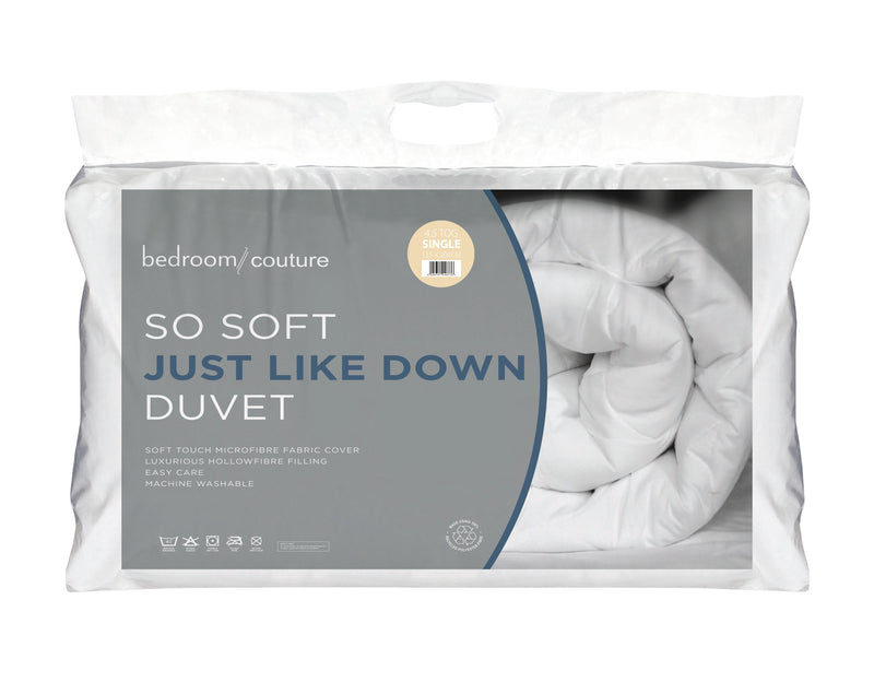 Just Like Down Hollowfibre 4.5 Tog Duvet