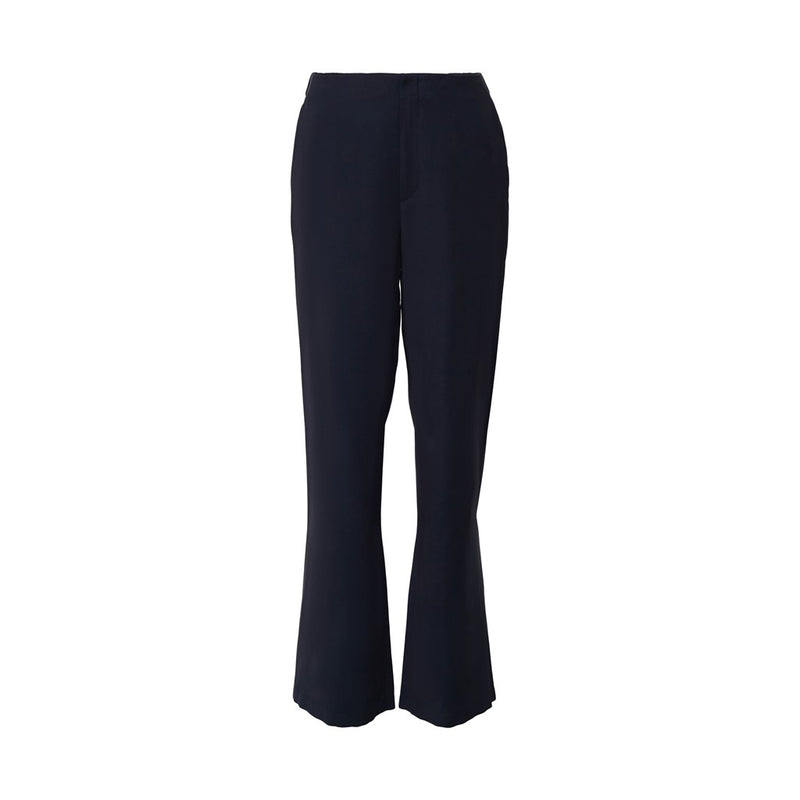 Casual Viscose Trousers - Navy