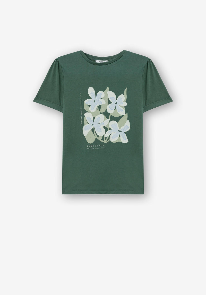 Jessy Short Sleeve T-Shirt - Garden Topiary