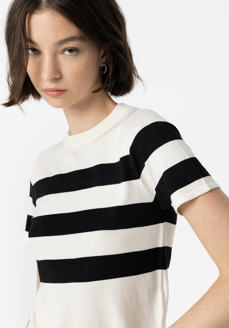 Tiffosi Claudie C Stripe Jumper - Birch