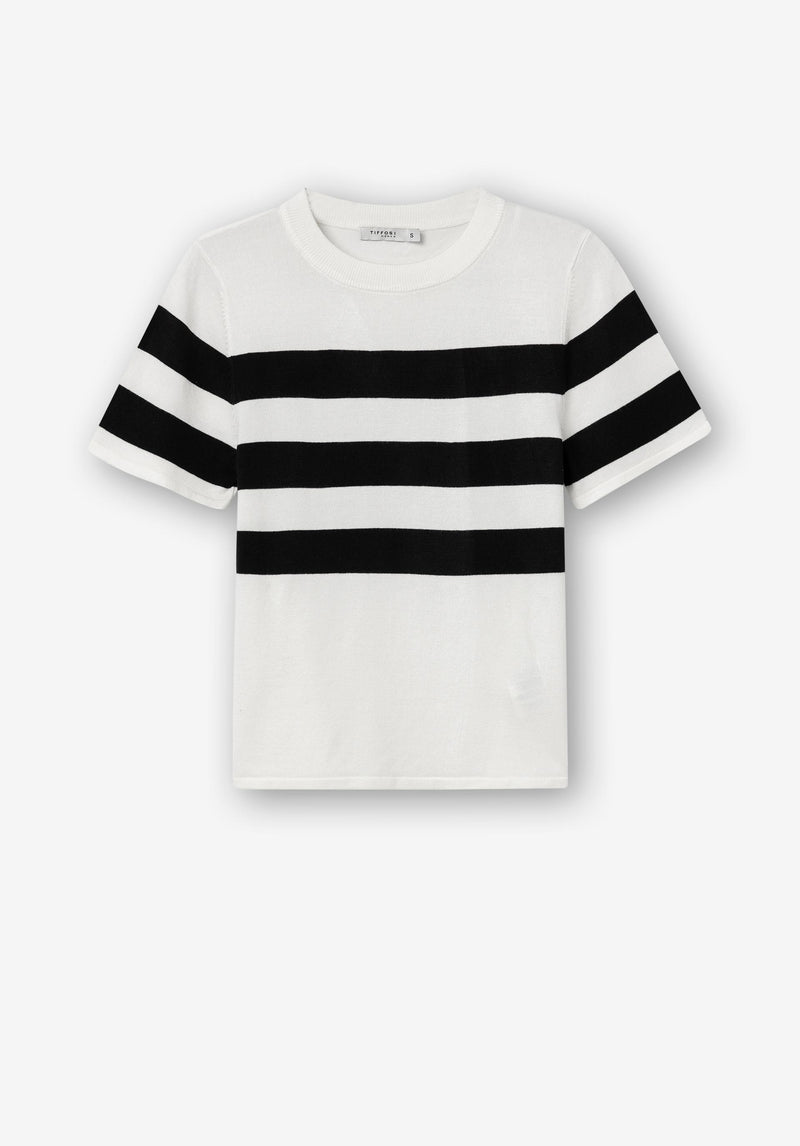 Tiffosi Claudie C Stripe Jumper - Birch