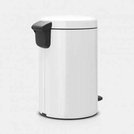 Newlcon Pedal Bin 12 Litre - White