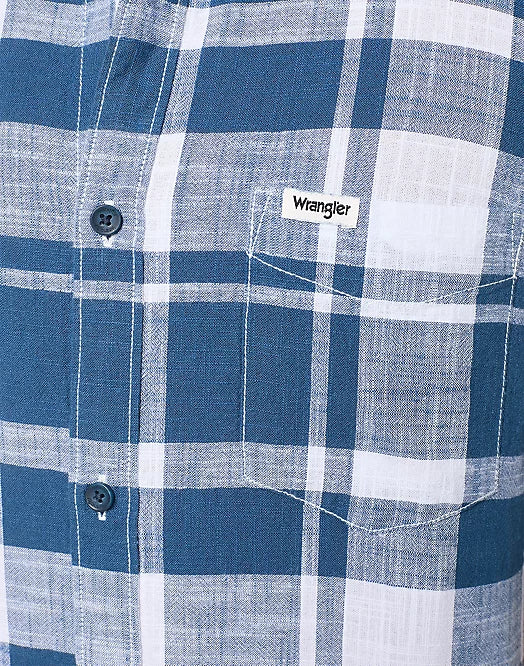 Short Sleeve 1 Pocket Shirt - Blue