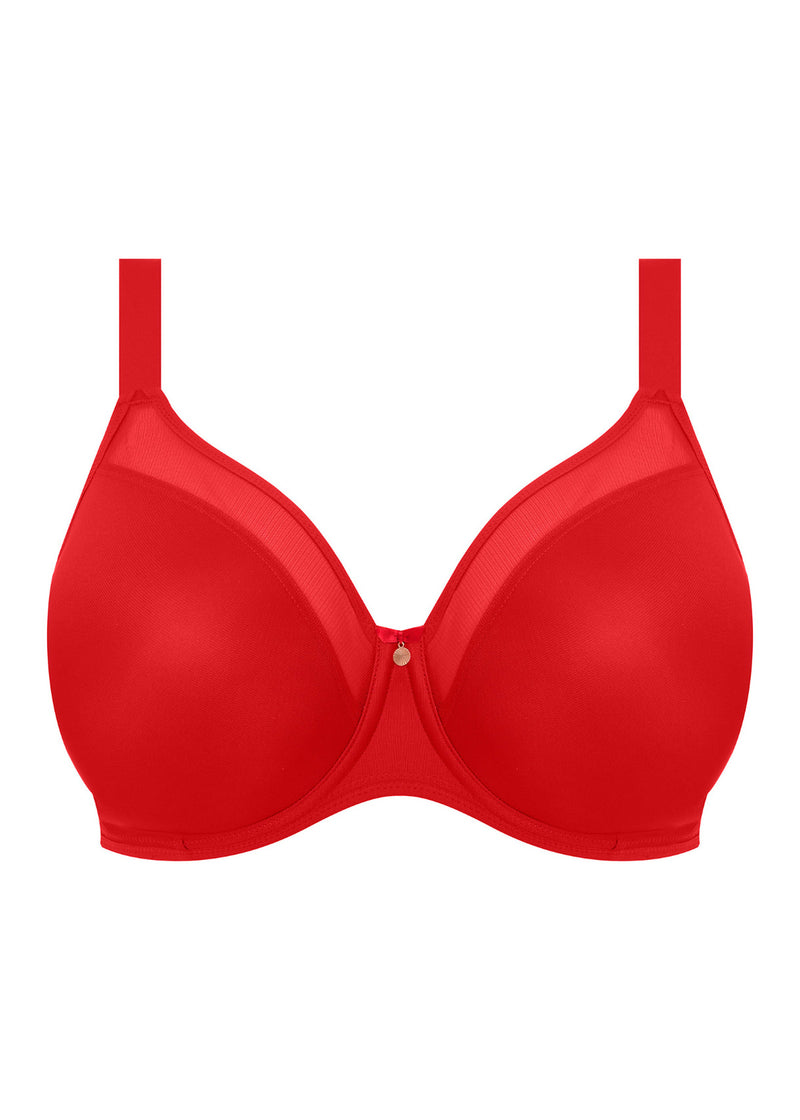 Smooth UW Moulded Non Padded Bra - Haute Red