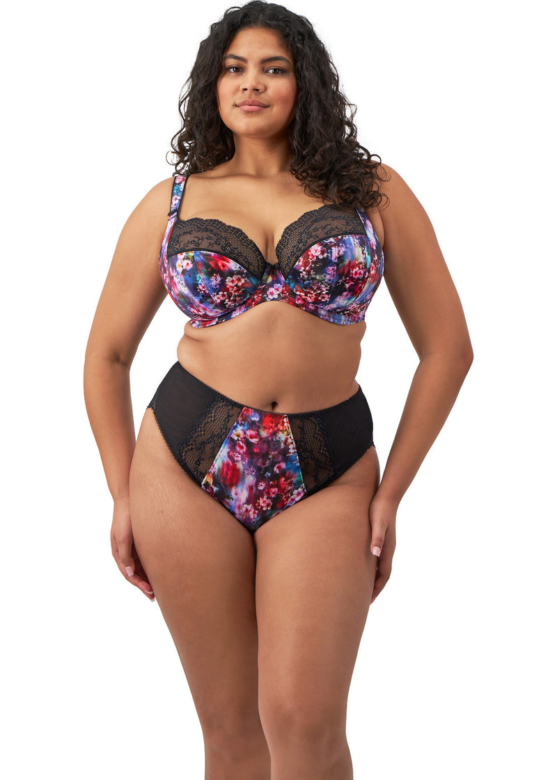 Lucie Underwire Plunge Bra - Cherry Blossom