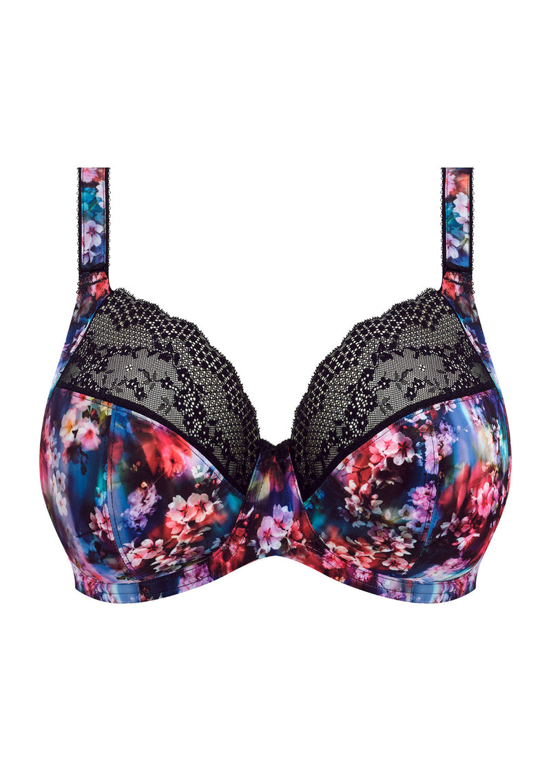 Lucie Underwire Plunge Bra - Cherry Blossom