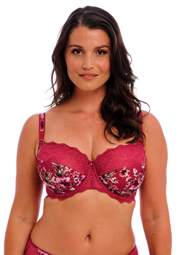 Lucia UW Side Support Bra - Cherry