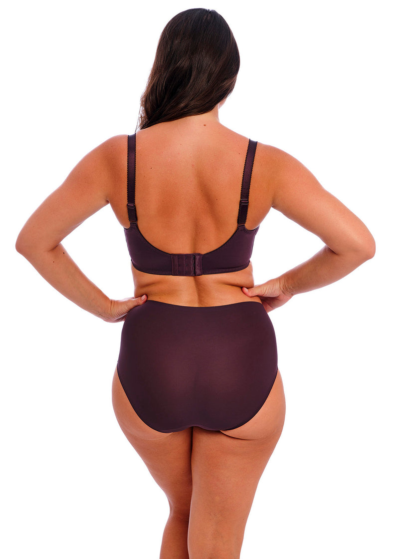 Illusion UW Side Support Bra - Plum