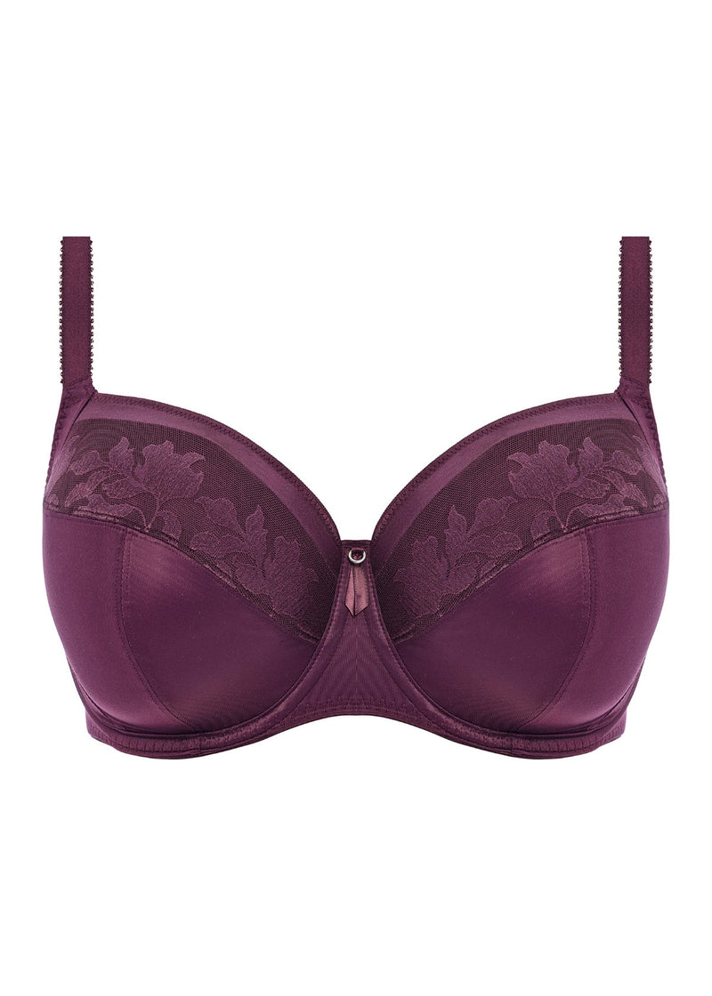 Illusion UW Side Support Bra - Plum