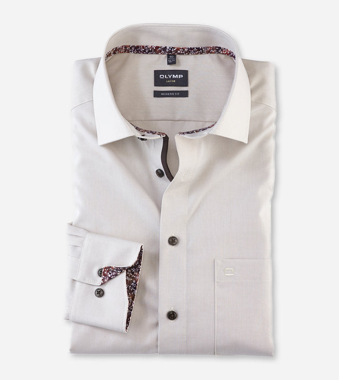 Modern Fit Shirt - Natural