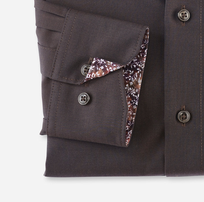 Modern Fit Shirt - Brown