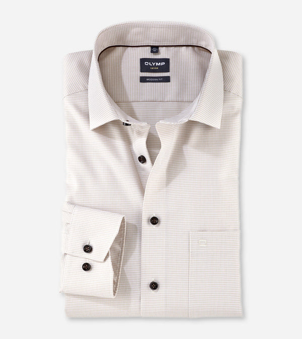 Modern Fit Shirt - Natural