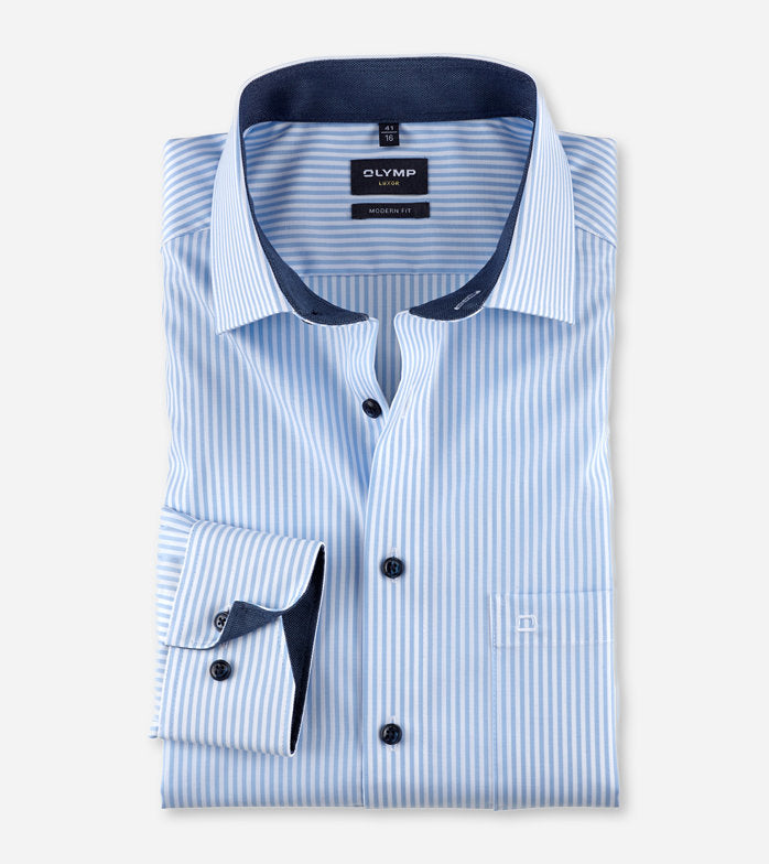 Modern Fit Shirt - Blue