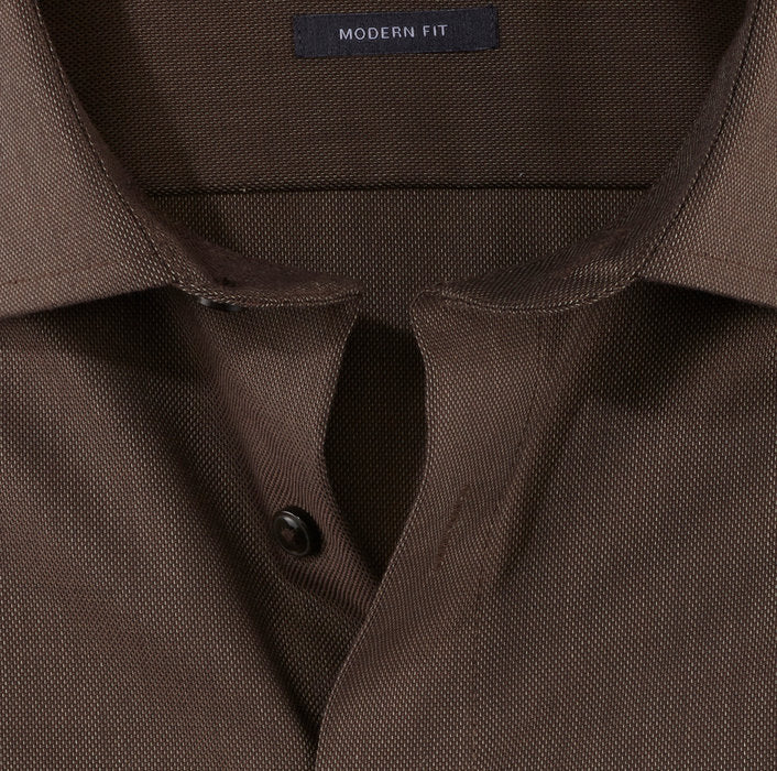 Modern Fit Shirt - Brown