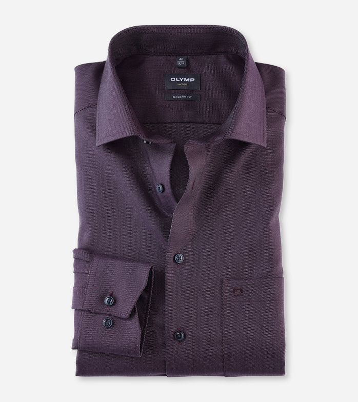 Modern Fit Shirt - Plum