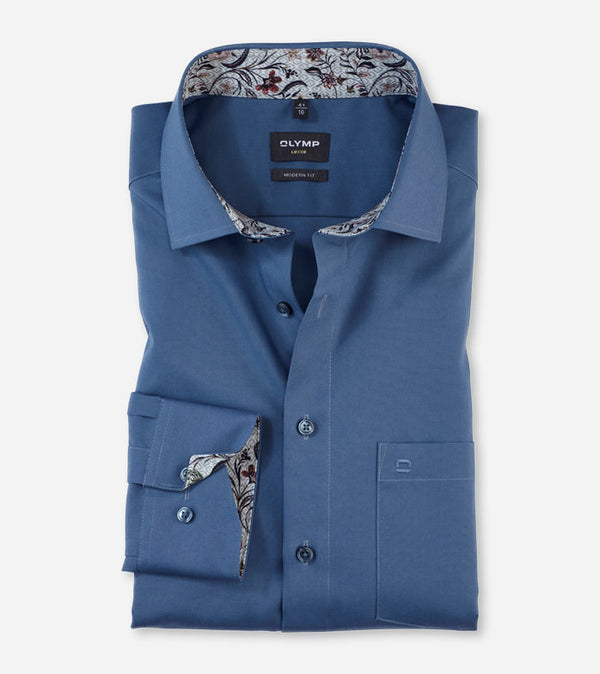 Modern Fit Shirt - Smoke Blue