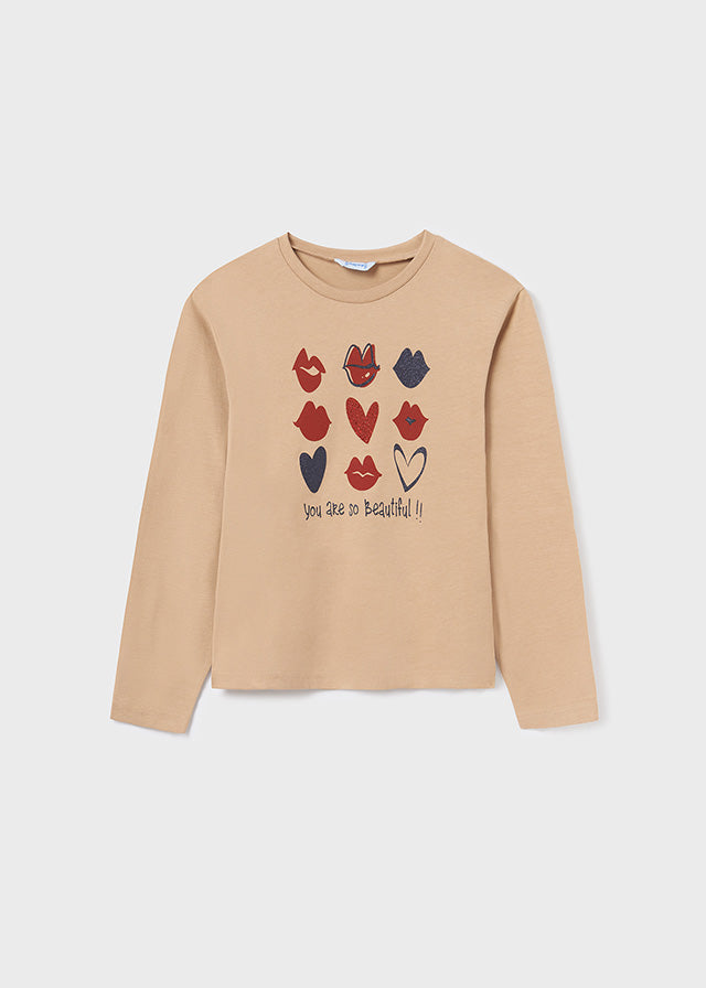 Long Sleeve Graphic T-Shirt - Cookie