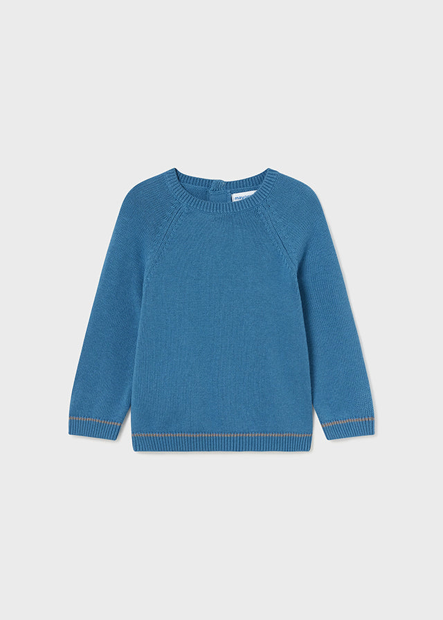 Basic Long Sleeve Jumper - Lake