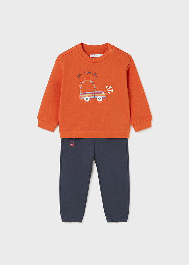 Sweatshirt & Joggers - Orange