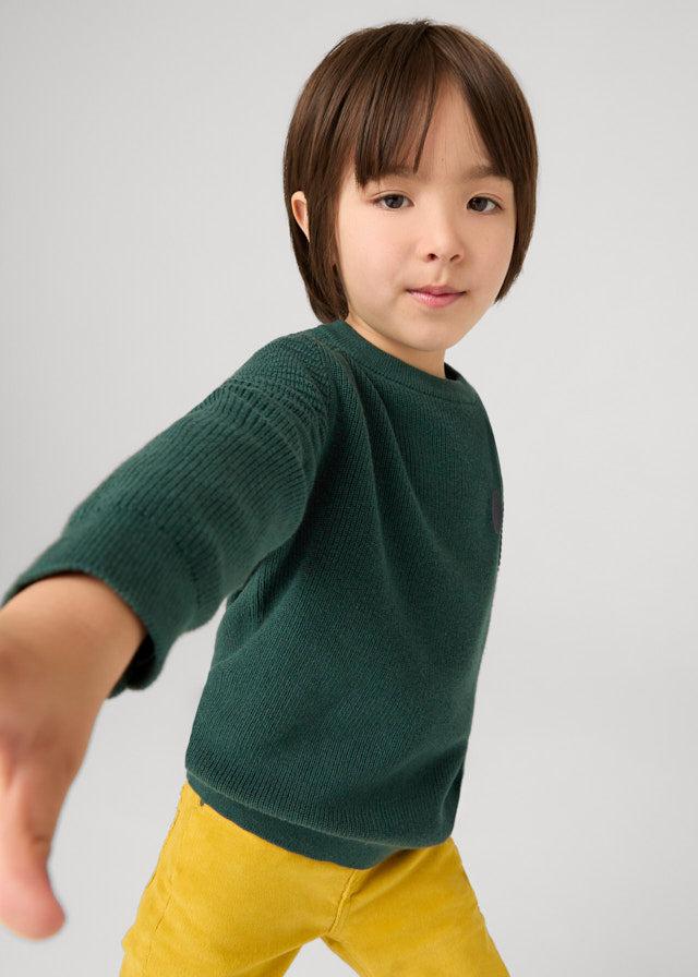 Round Neck Jumper - Apline Green