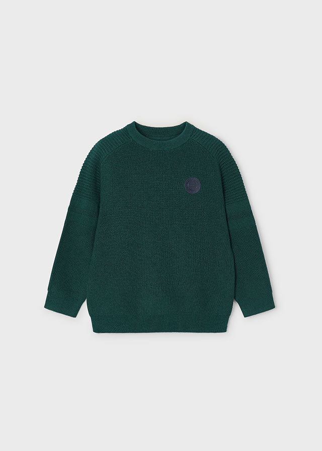 Round Neck Jumper - Apline Green