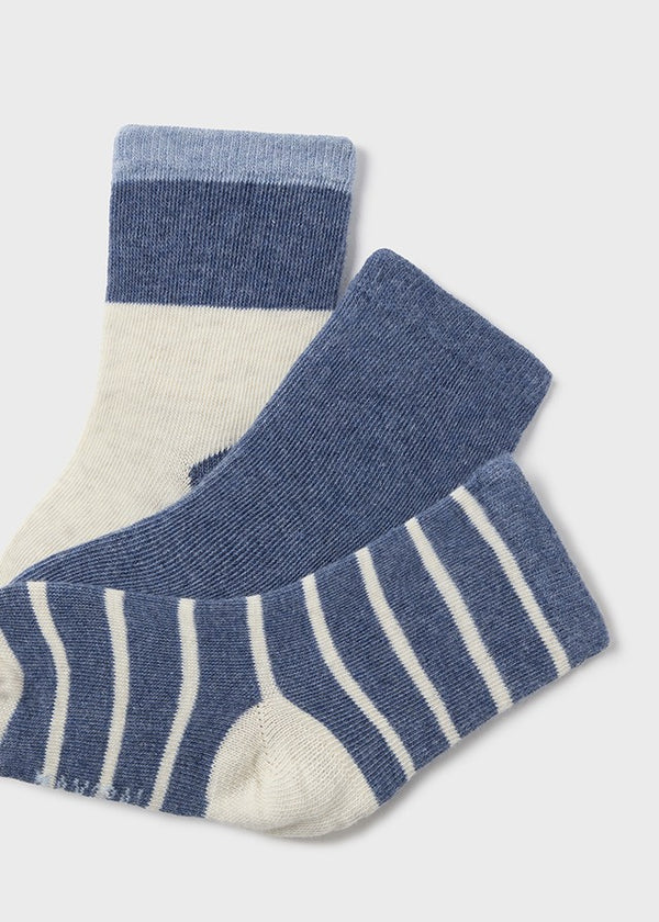 3 Piece Sock Set - Steel