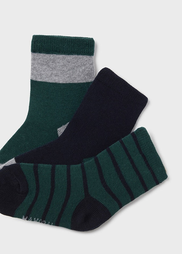 3 Piece Sock Set - Jade