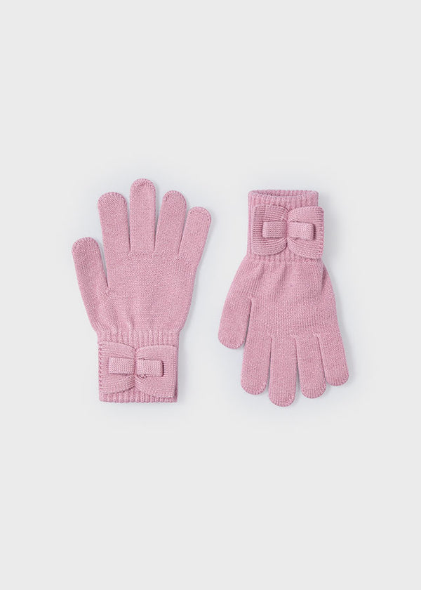 Knit Gloves - Rose