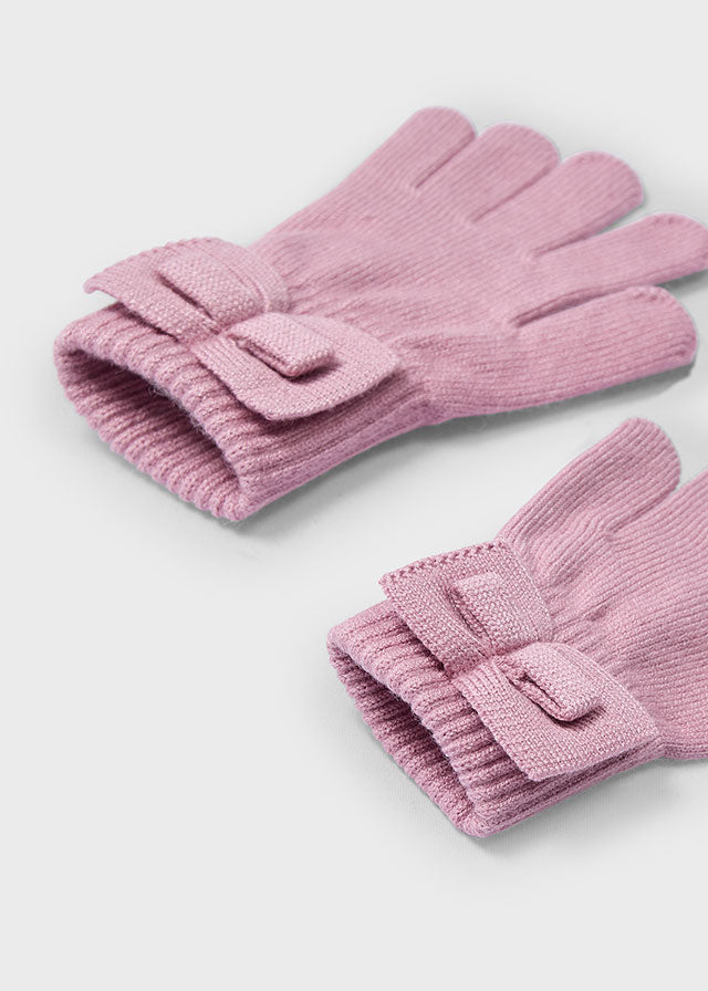 Knit Gloves - Rose