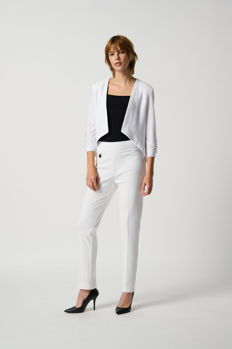 Slim Tailored Trousers - Vanilla