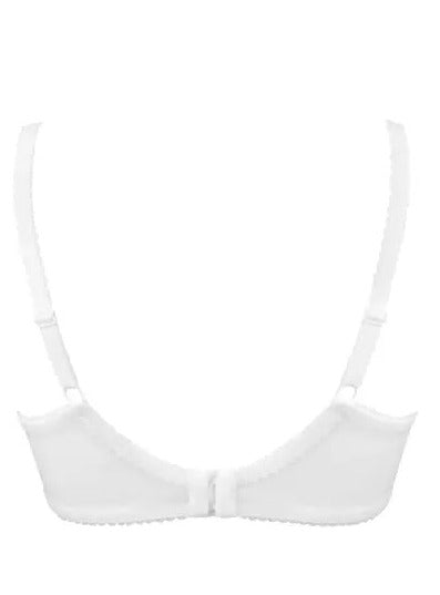 Flora Padded Underwire Bra - White