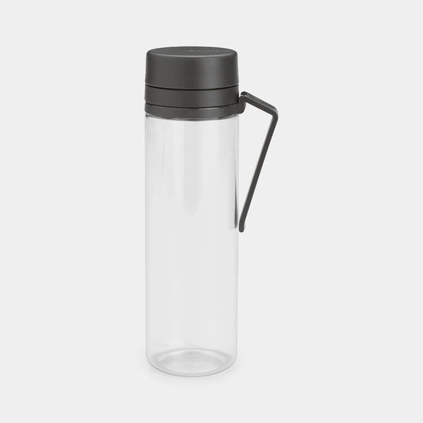 Make & Take Water Bottle with Strainer - Dark Grey