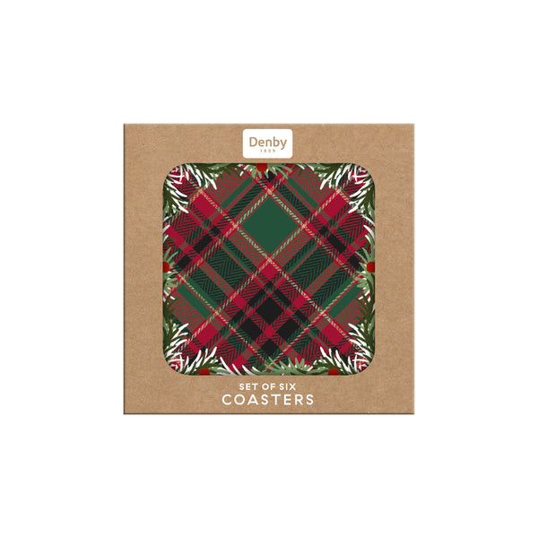 Noel Tartan Set of 6 Coasters