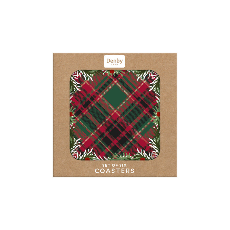 Noel Tartan Set of 6 Coasters