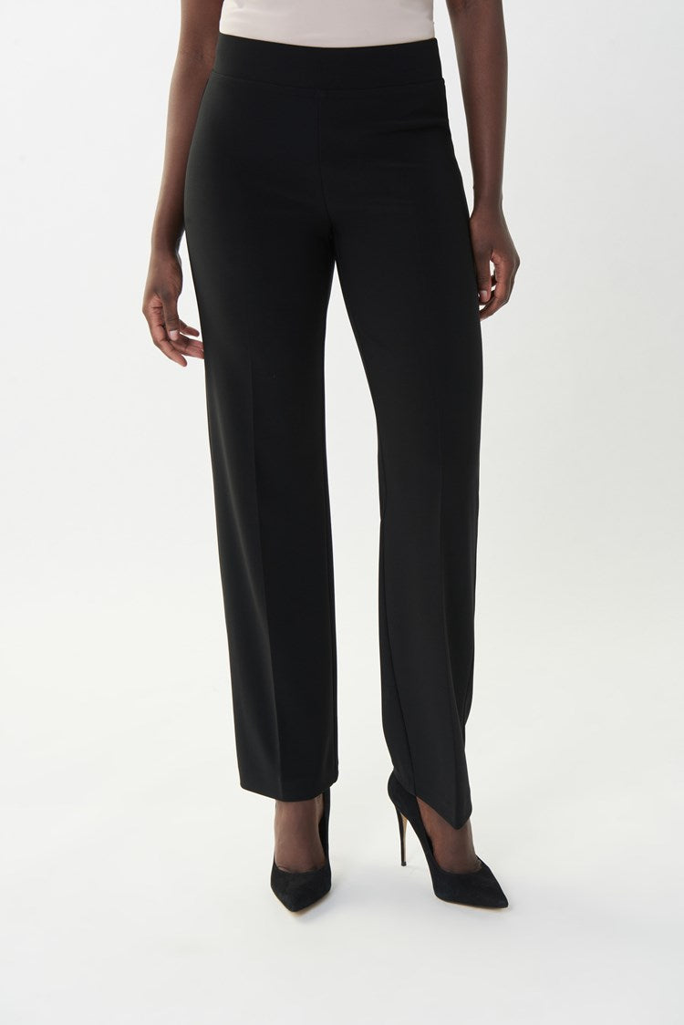 Classic Wide-Leg Trouser - Black