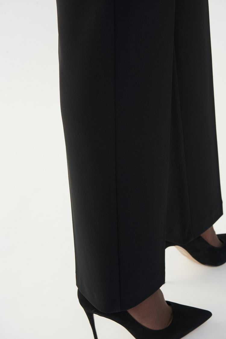 Classic Wide-Leg Trouser - Black