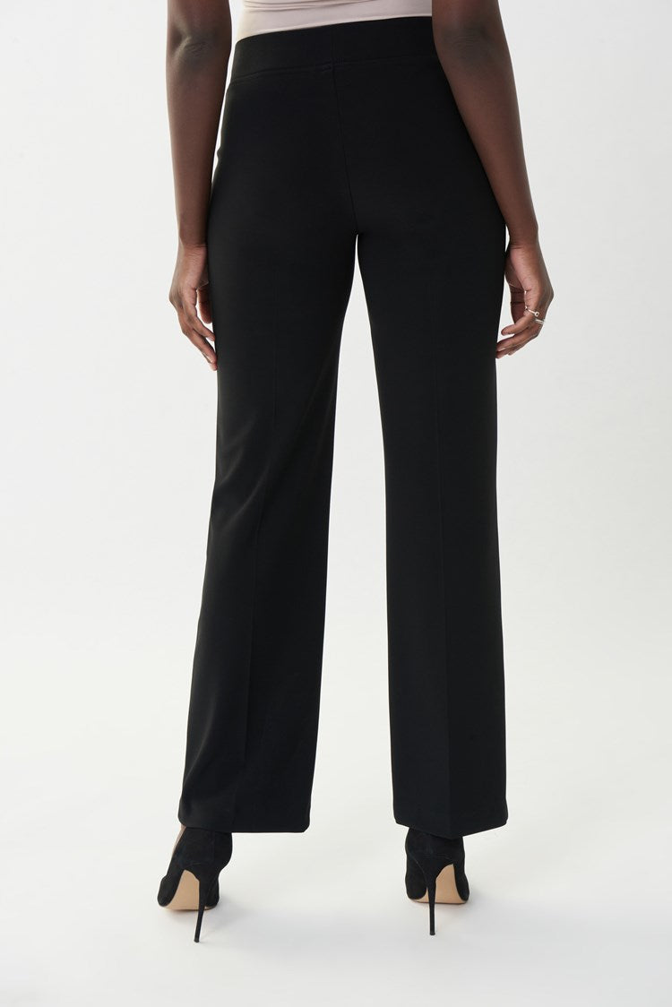 Classic Wide-Leg Trouser - Black