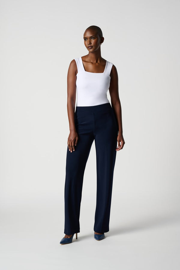 Classic Wide-Leg Trouser - Midnight Blue