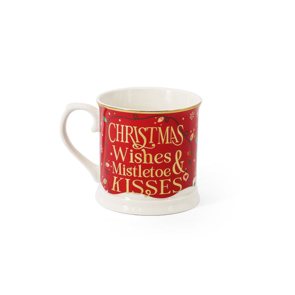 Christmas Robin Wonderful & Wishes Tankard