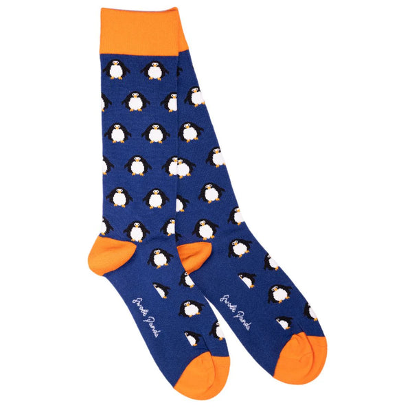 Penguin Sock - Navy