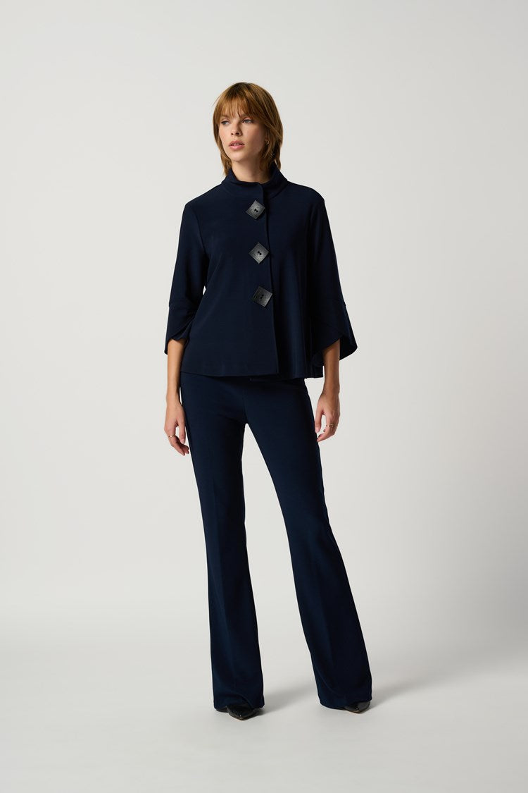 Classic Flared Trouser - Midnight Blue