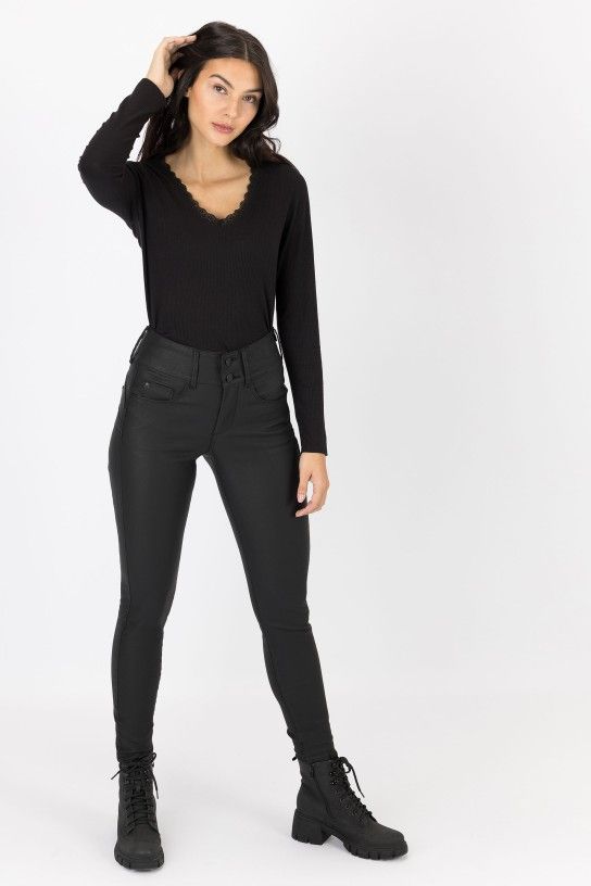 Double Up Jegging - Black