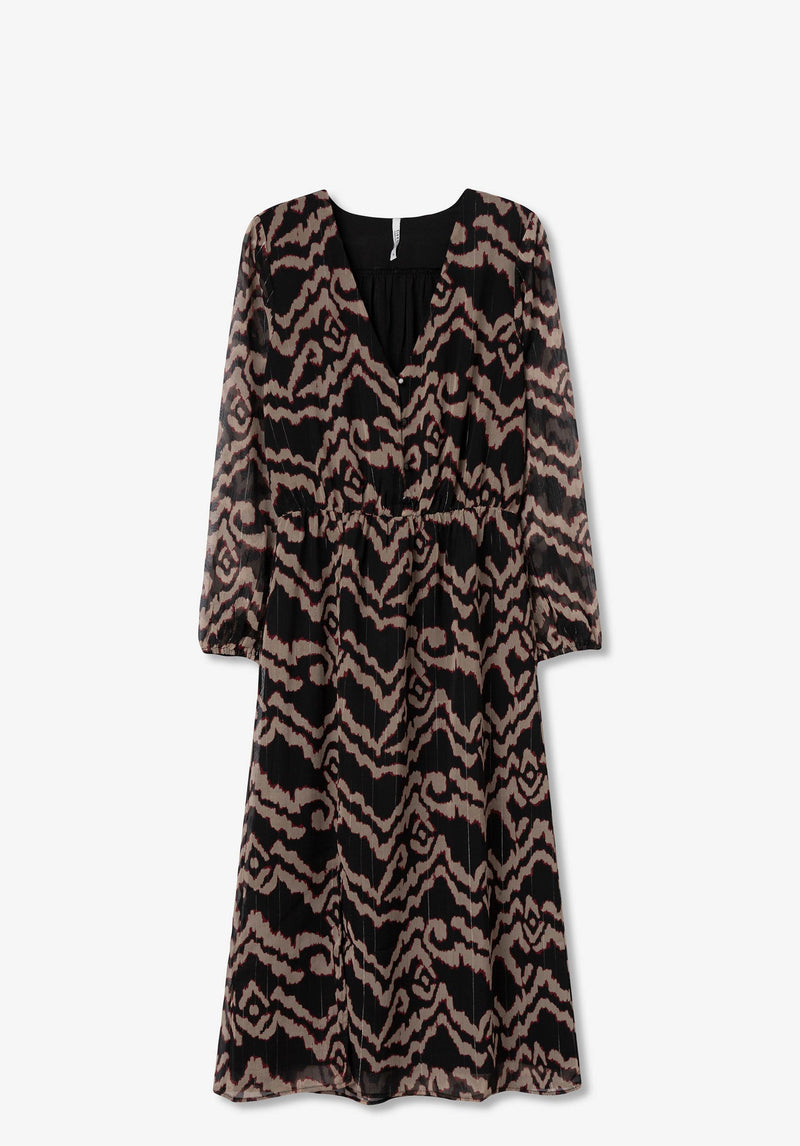 Kourtney Long Dress - Black